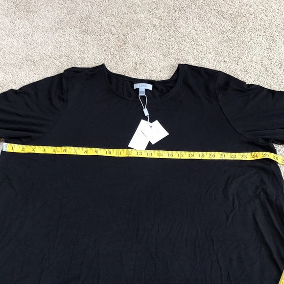 New! Cupio 3X black short sleeve top. - Picture 7 of 9